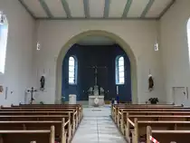 Reipoltskirchen, Innenraum der Pfarrkirche St. Johannes Nepomuk, erbaut 1880 (15.05.2021)