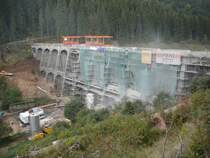 Linachtalsperre bei Furtwangen/Schwarzwald
1925 eigeweiht,nach jahrzehntelangem Leerstand 2006 grosse Sanierung