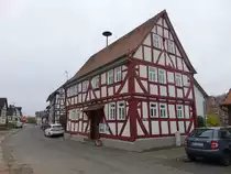 Rainrod, altes Rathaus in der Rathausstra�e (30.10.2021)