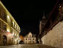 Unterwegs in der Innenstadt von Krakau. (M�rz 2014)