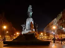 Das Grunwalddenkmal ist ein im November 1939 von den deutschen Besatzungstruppen zerst�rte und 1976 wieder rekonstruiertes Reiterstandbild des K�nigs Wladyslaw Jagiello II. in Krakau. (M�rz 2014)