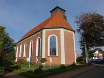 Sustrum, kath. St. Nikolaus Kirche, erbaut 1924 (10.10.2021)