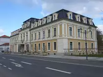 Meiningen, Gro�es Palais, Palast der Herz�ge von Sachsen-Meiningen aus dem 19. Jahrhundert (26.02.2022)
