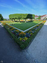 Ein Teil des Burggartens in der Nhe der Nrnberger Kaiserburg. (Mai 2017)