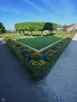 Ein Teil des Burggartens in der N�he der N�rnberger Kaiserburg. (Mai 2017)