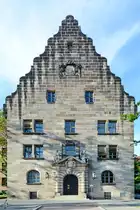 Die Fassade des Justizpalastes in N�rnberg. (Juni 2019)
