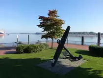 Brake, Anker vor dem Schifffahrtsmuseum Unterweser (08.10.2021)