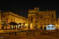 N�chtliche Impressionen von Malta. (Floriana, Oktober 2017)