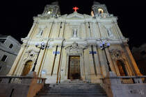 Die Pfarrkirche Sacro Cuor (Il-Madonna tas‑Sacro Cuor) wurde 1881 geweiht. (Sliema, Oktober 2017)