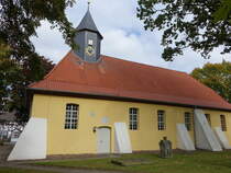 Husum, evangelische St. Jacobi Kirche, erbaut von 1776 bis 1778 (07.10.2021)
