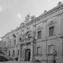 Das Rathaus von Mdina wurde im neogotischen Stil errichtet. (Oktober 2017)