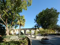 Unterwegs in den Upper Barrakka Gardens (Il-Barrakka ta’ Fuq) in Valletta. (Oktober 2017)