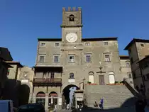 Cortona, Palazzo Comunale an der Piazza della Repubblica (26.03.2022)