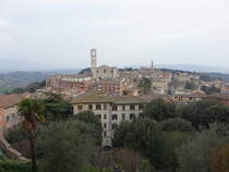 Perugia, Basilika San Domenico an der Piazza Giordano Bruno (26.03.2022)