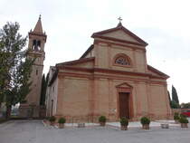Sant Angelo di Celle, Pfarrkirche St. Angelo, erbaut von 1855 bis 1860 (27.03.2022)