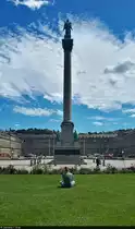 Die Jubil�umss�ule im Zentrum des Schlossplatzes in Stuttgart. Sie wurde von 1841 bis 1846 anl�sslich des 25-j�hrigen Regierungsjubil�ums und 60. Geburtstags von K�nig Wilhelm I. von W�rttemberg erbaut.

🕓 27.7.2020 | 13:38 Uhr