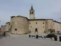 Castel Ritaldi, Pfarrkirche St. Marina an der Piazza Santa Marina (27.03.2022)