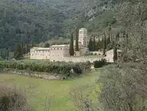 Macenano, Abbazia San Pietro in Valle, gegr�ndet im 8. Jahrhundert (27.03.2022)