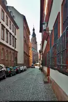 Die Heiliggeiststra�e in Heidelberg, mit Blick Richtung Turm der Heiliggeistkirche auf dem Marktplatz.

🕓 22.9.2020 | 15:47 Uhr