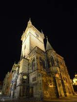 Das Altstdter Rathaus in Prag wurde 1364 fertiggestellt und bis ins 19. Jahrhundert erweitert und umgebaut. (September 2012)