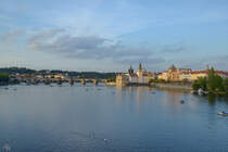 Blick ber die Moldau. (Prag, September 2012)