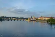 Blick über die Moldau. (Prag, September 2012)