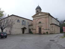 Arcevia, Convento San Giovanni Battista, erbaut im 17. Jahrhundert (30.03.2022)