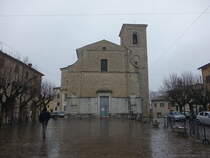 Cingoli, Kathedrale St. Maria Assunta, erbaut im 18. Jahrhundert (30.03.2022)