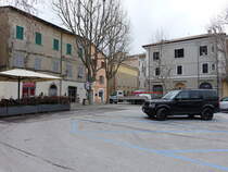Senigallia, Huser an der Piazza Simoncelli (31.03.2022)