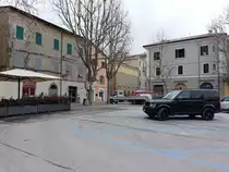 Senigallia, H�user an der Piazza Simoncelli (31.03.2022)