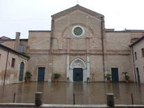 Pesaro, Kathedrale Maria Himmelfahrt, erbaut im 13. Jahrhundert (31.03.2022)