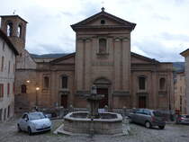 Fossombrone, Kathedrale St. Aldebrando, erbaut von 1772 bis 1784 (01.04.2022)