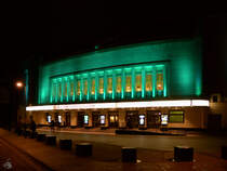 Das Hammersmith Apollo wurde im Jahr 1932 unter dem Namen  Gaumont Palace  erffnet und als Kino genutzt. (London, Februar 2015)
