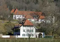 Freiburg, die Kartause, ehemaliges Kloster, davor der dazugeh�rige Meierhof von 1745, heute genutzt von der UWC Robert-Bosch-Stiftung College, Feb.2022