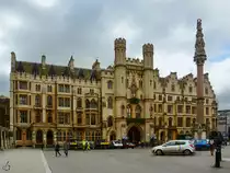 Dieses 1853 im gotischen Stil errichtete Geb�ude beherbergt heute zahlreiche B�ror�ume. (London, Februar 2015)