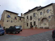 Anghiari, Palazzo Pretorio, erbaut im 16. Jahrhundert (02.04.2022)