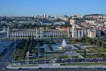 Der 1940 zu Ehren des portugiesischen Kolonialreiches errichtete Reichsplatz (Pra�a do Imp�rio) befindet sich im Lissaboner Stadtteil Bel�m. (Januar 2017)