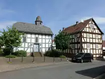 Fachwerkkirche in St�nderbauweise aus dem Jahr 1687 in Kernbach (17.05.2022)