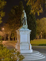 Dieses Denkmal soll an den Knig Karl I. von Portugal erinnern. (Lissabon, Januar 2017)