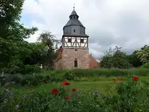 Gro�ensee im Werra Tal, evangelische Kirche, erbaut im 14. Jahrhundert (06.06.2022)