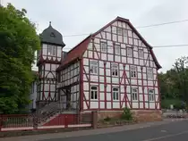 Dippach, historisches Rathaus am Schlo�platz (05.06.2022)