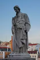 Die Estatua de S.Vicente wurde dem Patron der Di�zese Lissabon gewidmet. (Lissabon, Januar 2017)