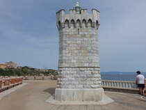 Piombino, Leuchtturm an der Piazza Giovanni Bovio (22.05.2022)
