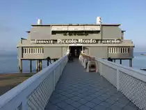 Piombino, Hotel Piccolo Mondo an der Piazza Nicola Guerrazzi (23.05.2022)