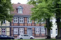 Cahwerkhaus im Schelfmarkt im Schweriner Stadtteil Schelfstadt. Aufnahme: 17. Juni 2022.