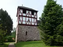 Friemen, evangelische Fachwerkkirche, sp�tgotischer Bau von 1498 (04.06.2022)