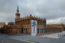 Das Kulturzentrum CaixaForum wurde 2002 erffnet und befindet sich in den Gebuden der ehemaligen Textilfabrik Fbrica Casaramona. (Februar 2012)