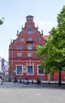 Das Stadtgeschichtliche Museum der Hansestadt Wismar befindet sich in Wismar-Altstadt im Schabbellhaus, Schweinsbr�cke Nummer 6 und 8. Das Geb�ude steht unter Denkmalschutz. Aufnahme: 18. Juni 2022.