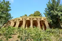 Die S�uleng�nge im Parks G�ell. (Barcelona, Februar 2012)