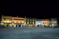 Der Hauptplatz im Poble Espanyol (Spanisches Dorf), einem 1929 anl�sslich der Weltausstellung errichteten Freilichtmuseum in Barcelona. (Februar 2013)